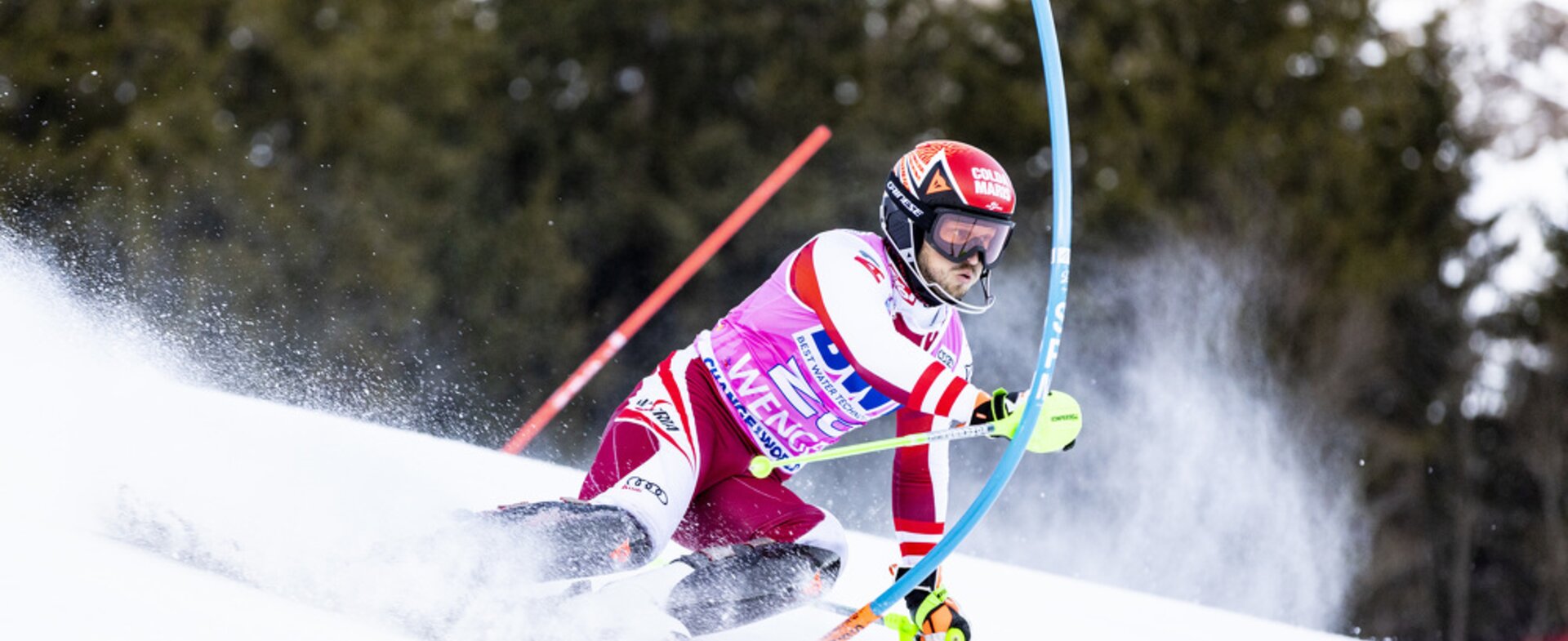 Sein bislang letztes Weltcuprennen bestritt Christian Hirschbühl am 16. Jänner 2022 in Wengen. | © GEPA