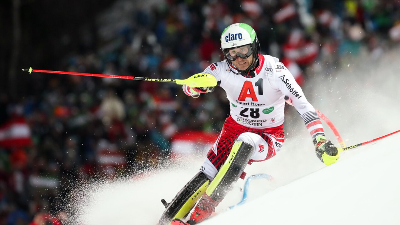 Beim Nightrace in Schladming konnte Digruber zwei Mal in die Top-10 fahren. | © GEPA