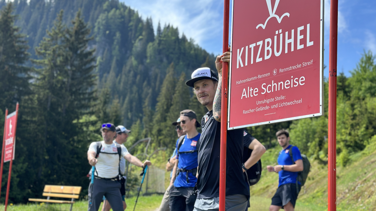 Manuel Feller in der Einfahrt zur Alten Schneise. | © Ski Austria / Schrammel