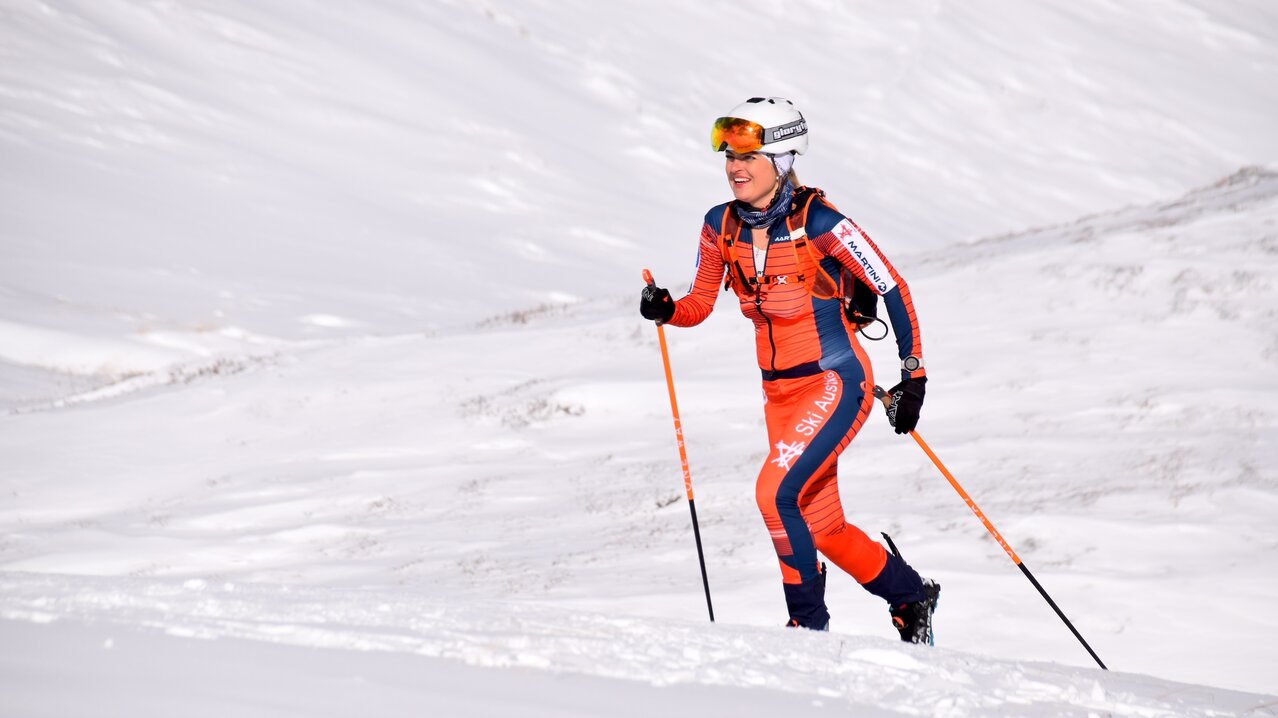 Sarah Dreier will auch im Sprint den Anschluss finden | © Ski Austria / Weigl