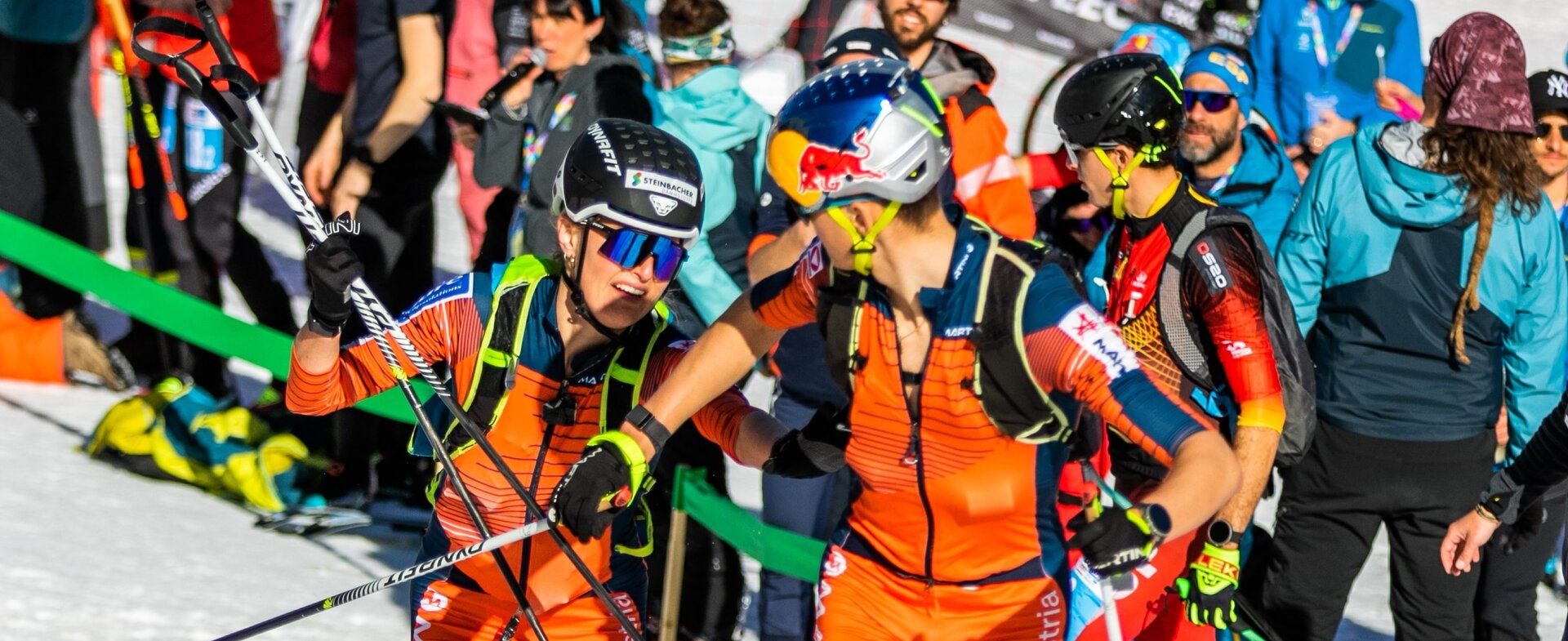 Johanna Hiemer und Paul Verbnjak beim Mixed Team Relay erneut auf Platz 4 | © Skimostats