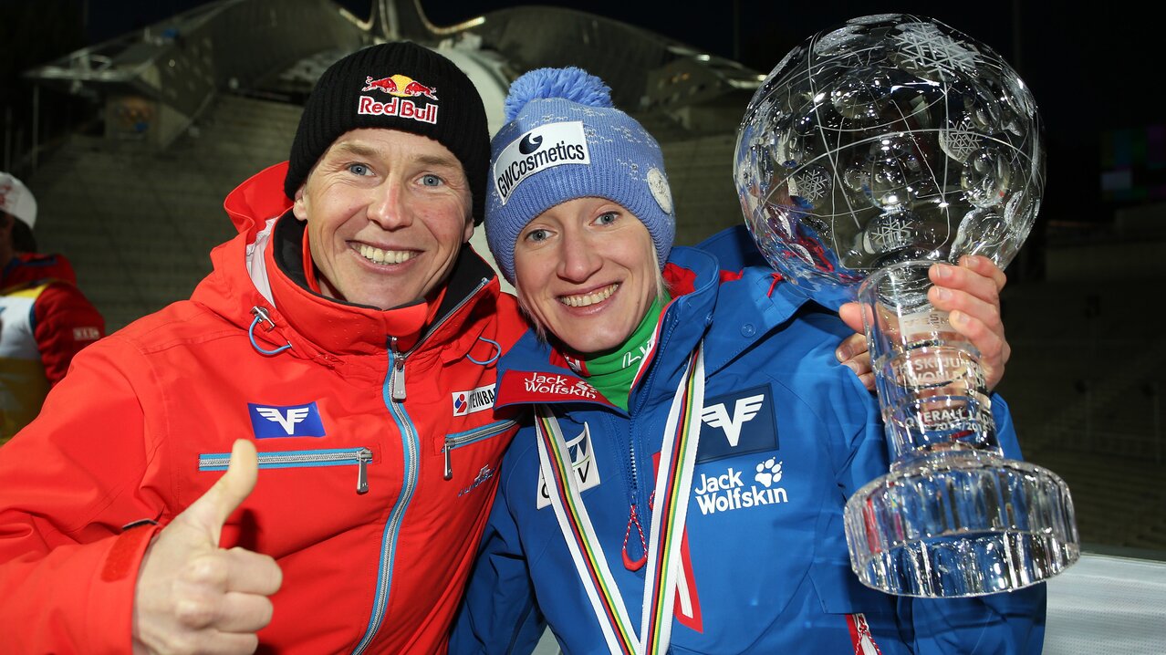 Iraschko-Stolz Gesamt Weltcup | © GEPA