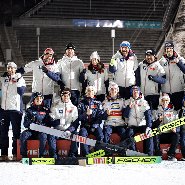 Lillehammer Samstag Team Dreifachsieg | © FIS/Action Press/Julia Piatkowska