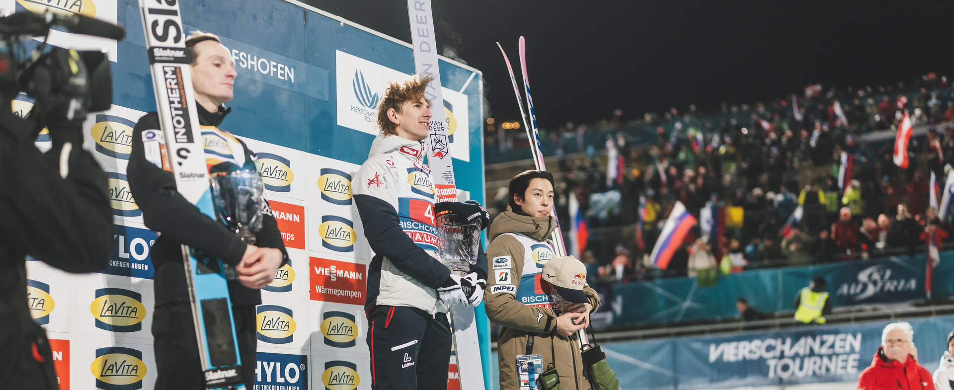 Bischofshofen 2026 Tschofenig Siegerbild | © EXPA