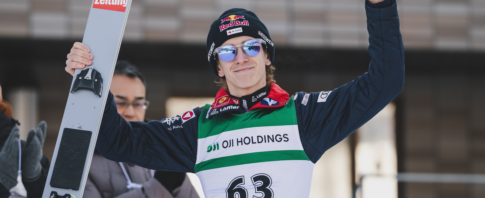 Sapporo Daniel Tschofenig Jubel | © EXPA