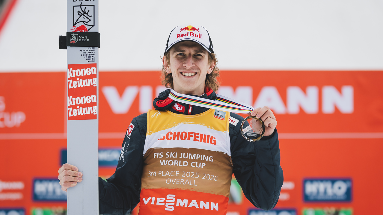 Tschofenig Dritter Gesamtweltcup | © EXPA