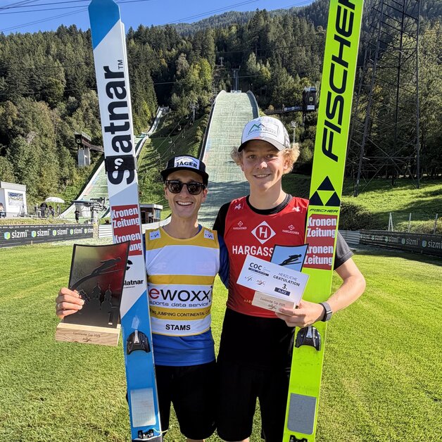 Clemens Aigner Lukas Haagen Stams | © Ski Austria