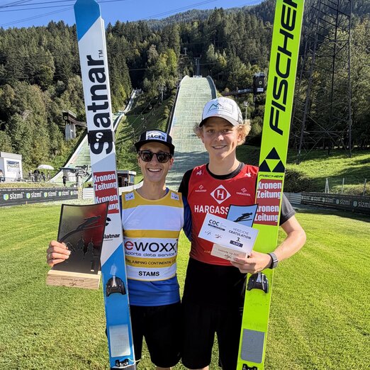 Clemens Aigner Lukas Haagen Stams | © Ski Austria